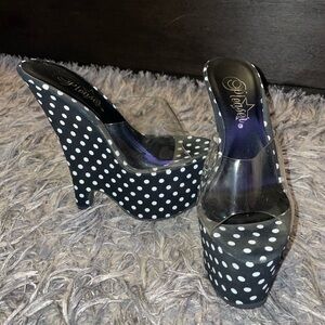 Polkadot Pleaser Dancing Heels